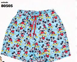 [DIS80505] VER. SHORT DE BAÑO SUBLIMADO "MICKEY" AJUSTABLE CON CORDON 