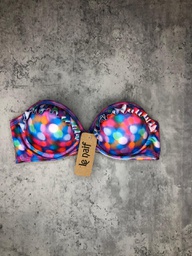 [NAIF378] LIQUIDACION -15% DESCUENTO ! MALLA STRAPLESS SOFT CON ARCO ESTAMPADO CON VOLADO