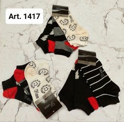 [SAYS1417] PACK X 3 SOQUETE HOMBRE ESTAMPADO ALG.