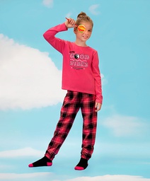 [ELE2483] INV. PIJAMA PANTALON PILU CUADRILLE