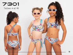 [VYO7301] MALLA BIKINI NENA ESTAMPADO "CORAZONES"