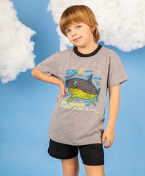 [ELE2555/E] OFF - 15% !! VER. PIJAMA REMERA Y SHORT "TIBURON-DINO"