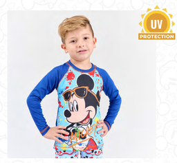 [DIS80549] VER. REMERA MANGAS LARGAS PROTECCION UV "MICKEY"
