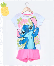 [DIS85045] VER. PIJAMA DE ALGODÓN ESTAMPADO &quot;STITCH&quot;