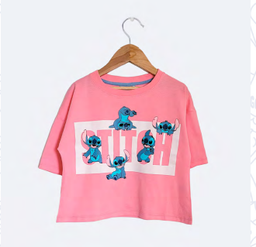 [DIS85047] VER. REMERA DE ALGODÓN ESTAMPADA &quot;STITCH&quot;