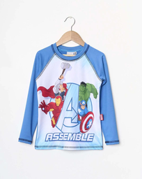 [DIS80857] VER. REMERA CON PROTECCION UV &quot;AVENGERS&quot;