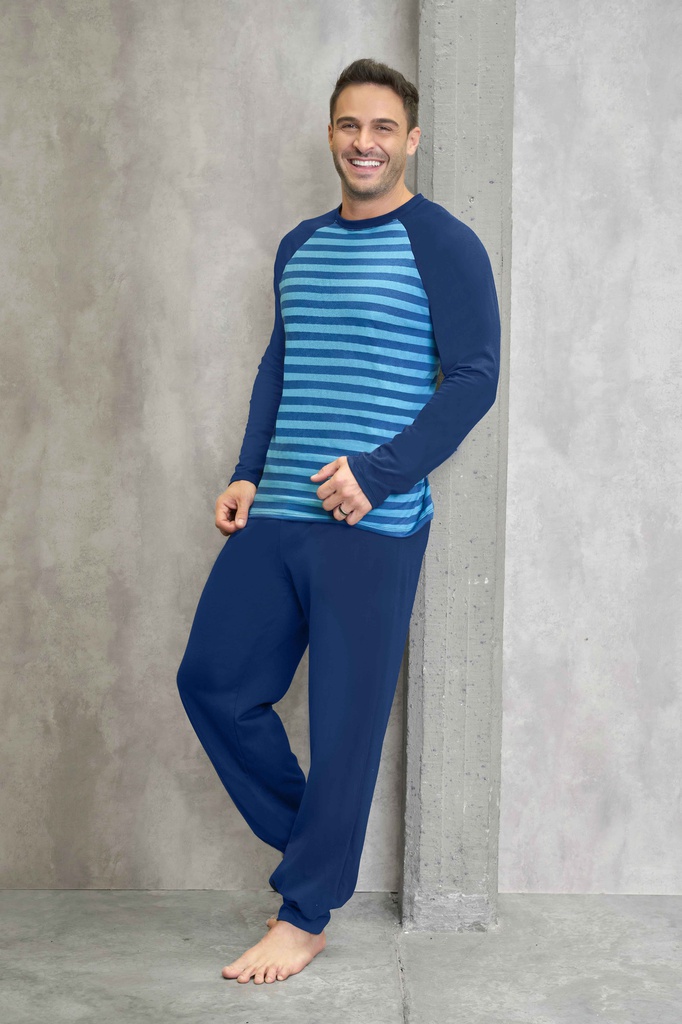 INV. PIJAMA HOMBRE RAYADO