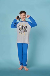 [LEN25961]  INV. PIJAMA ESTAMPADO "BOX"