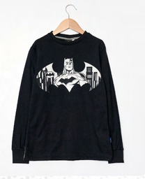 [DIS87007] INV. REMERA DE ALGODÓN CON DOBLE ESTAMPA &quot;BATMAN&quot;
