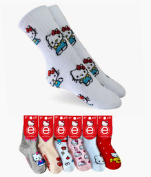 [ELE5903.4-5] MEDIA 1/3 ESTAMPADA NIÑOS &quot;HELLO KITTY&quot;