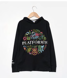 [DIS87501] INV. REMERA DE ALGODÓN ESTAMPADA CON CAPUCHA &quot;HARRY POTTER&quot;