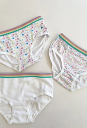 [KIE6149] PACK X3 BOMBACHA NENA DE ALGODÓN Y LYCRA CON ELASTICO PERSONALIZADO
