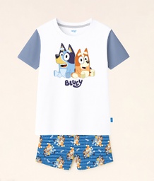 [DIS87722] VER. PIJAMA REMERA Y ALGODÓN Y SHORT SUBLIMADO "BLUEY"