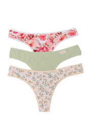 [FRA5000] PACK X3 COLALES DE ALGODÓN Y LYCRA ESTAMPADA &quot;VINTAGE&quot;