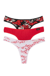 [FRA5007] PACK X3 COLALES DE ALGODÓN Y LYCRA ESTAMPADA