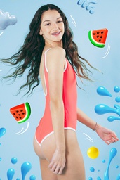 [ELE2641] VER. MALLA ENTERIZA TEENS CLASICA CON BRETELES A CONTRATONO