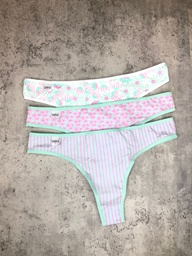 [SAY10200] PACK X3 COLALES DE ALGODÓN Y LYCRA ESTAMPADA