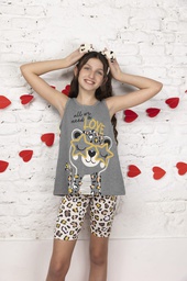 [LEN26900/G] VER. PIJAMA NENA MUSCULOSA Y CALZA &quot;PRINT&quot;