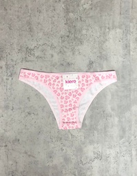 [KROS3052] ROSA VEDETINA DE ALGODÓN Y LYCRA ESTAMPA PRINT