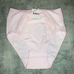 [KROS3995] ROSA UNIVERSAL DE ALGODÓN Y LYCRA CON PUNTILLA