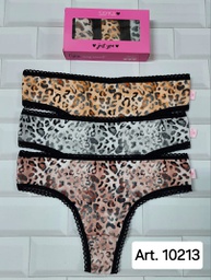 [SAY10213] PACK X3 CULOTELESS ALGODÓN Y LYCRA ESTAMPADO