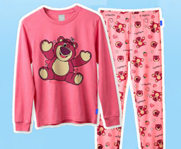 [DIS80498]  INV. PIJAMA DE ALGODÓN ESTAMPADO Y MODAL SUBLIMADO "TOY STORY"