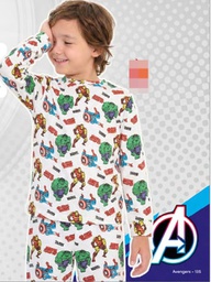 [DIS80869] DESCUENTO 10% LIQUIDACION DE TEMPORADA! INV. PIJAMA GAMUZADO SUBLIMADO "AVENGERS"