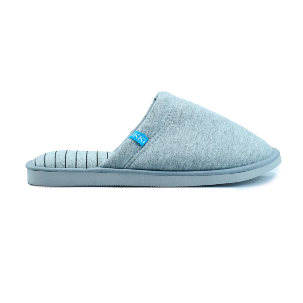 INV. PANTUFLA HOMBRE CHINELA DE JERSEY CON PLANTILLA ESTAMPADA apta para lavarropas