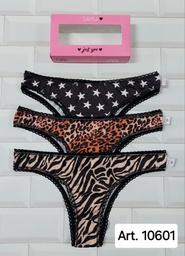 [SAY10601] PACK X3 VEDETINA DE MICROFIBRA ESTAMPADA