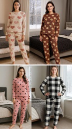 [TERREP12] INV. PIJAMA DE CORDERITO ESTAMPADO