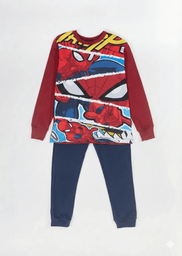 [DIS81069] DESCUENTO 10% LIQUIDACION DE TEMPORADA! INV. PIJAMA DE ALGODÓN Y MODAL SUBLIMADO CON PANTALON LISO "SPIDER MAN"