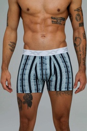 [XY1463] BOXER DE ALGODÓN Y LYCRA ESTAMPADO "ACID WASH"