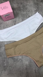 [VEL76] PACK X2 CULOTELESS DE ALGODÓN CON CINTURA