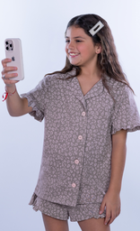 [SP11820] VER. PIJAMA NENA ABOTONADO ESTAMPADO