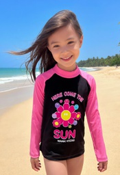 [KIE4319] VER. REMERA DE MALLA CON PROTECCION UV CON ESTAMPA LOCALIZADA