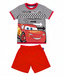[DIS80367] VER. PIJAMA DE ALGODÓN ESTAMPADA CON SHORT LISO "CARS"