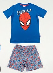 [DIS81085] VER. PIJAMA REMERA DE ALGODÓN Y SHORT SUBLIMADO "SPIDER MAN"