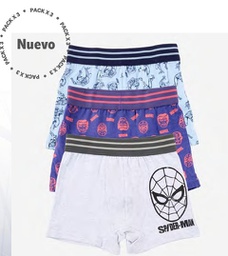 [DIS81429] VER. PREMIUM PACK X3 BOXERS DE MODAL SUBLIMADO "AVENGERS"