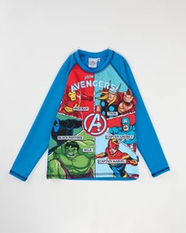[DIS81439] VER. REMERA CON PROTECCION UV DE MICROFIBRA SUBLIMADA "AVENGERS"