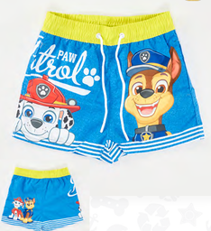 [DIS88059] VER. PREMIUM SHORT DE BAÑO PREMIUM SUBLIMADO CON SUSPENSOR Y BOLSILLO "PAW PATROL"