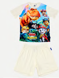 [DIS88408] VER. PIJAMA DE ALGODÓN SUBLIMADO Y SHORT LISO "PAW PATROL"