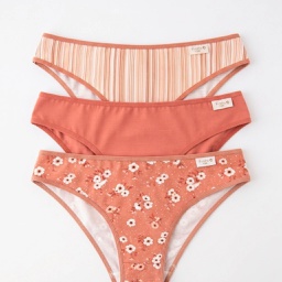 [FRA5028] PACK X3 VEDETINA DE ALGODÓN Y LYCRA ESTAMPADA "TERRA"
