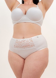 [ALIS507] BOMBACHA TIRO CORTO DE ALGODON Y LYCRA CON RECORTES DE PUNTILLA
