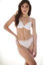 EXXX Conj. triangulo soft y colaless encaje y puntilla