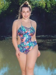 [YAM2277] VER. MALLA TRIKINI ESTAMPADA CON TIRAS Y VEDETINA